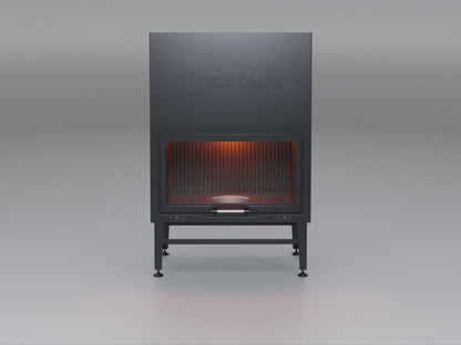 90 cm Flat Open Elevated Fireplace Chamber 