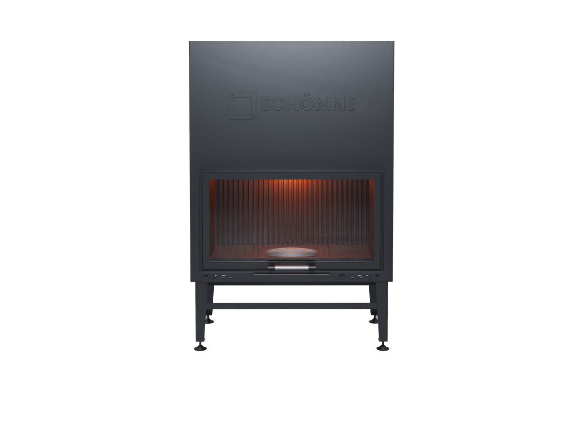 90 cm Flat Open Elevated Fireplace Chamber 