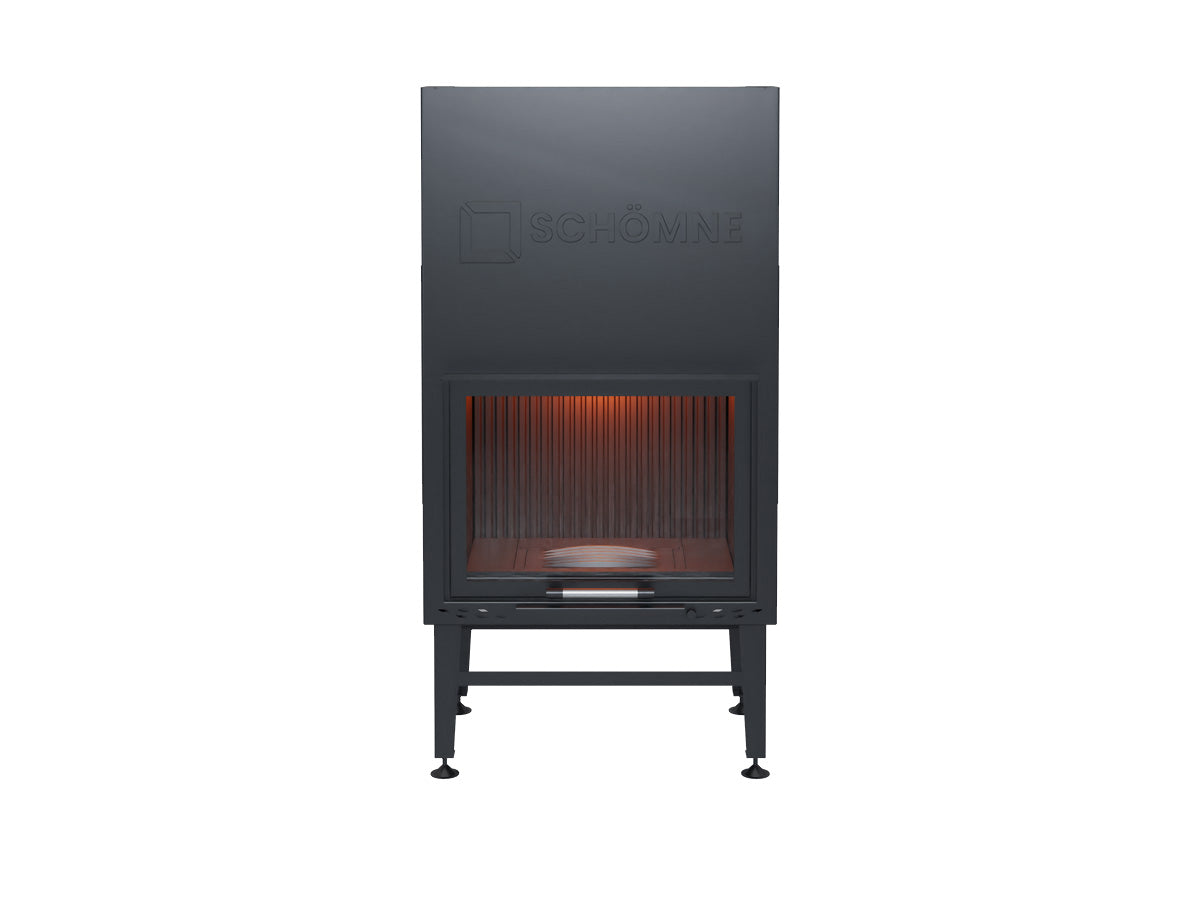 70 cm Flat Open Elevated Fireplace Chamber 