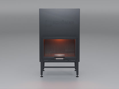 80 cm Flat Open Elevated Fireplace Chamber 