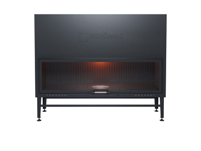 170 cm Flat Open Elevated Fireplace Chamber 