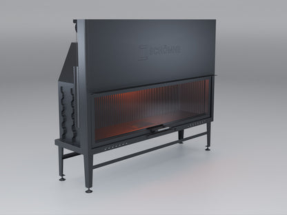 170 cm Flat Open Elevated Fireplace Chamber 