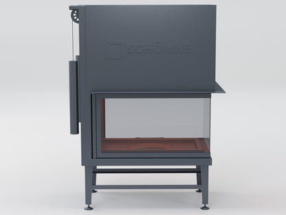 90 cm Epi Elevated Fireplace Chamber 