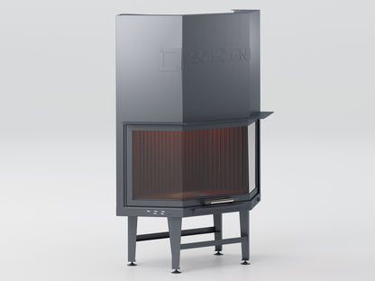 90 cm Prism Elevated Fireplace Chamber 