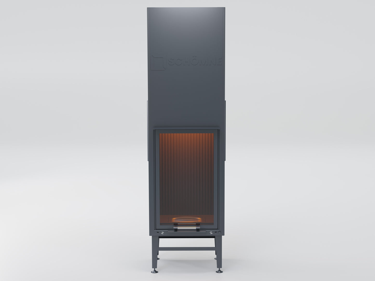 60X90 Cube Chamber Vertical Flat Elevator Fireplace 