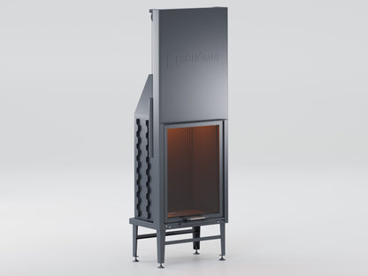 70X90 Cube Chamber Vertical Flat Elevator Fireplace 