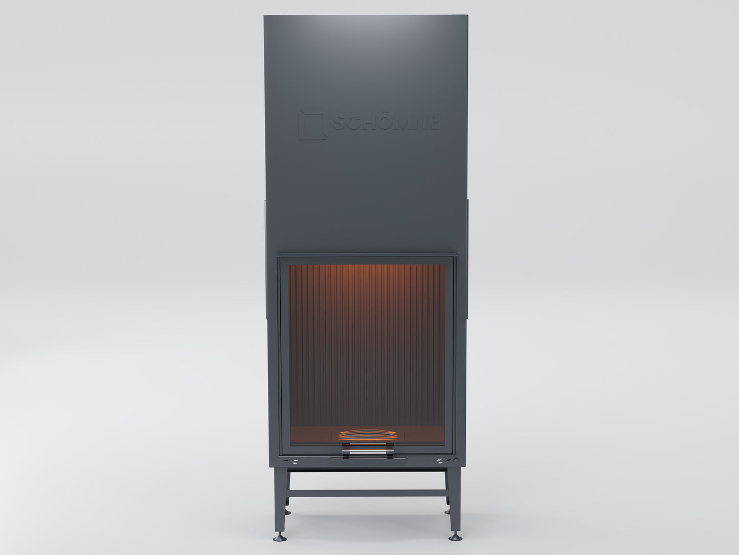 80X90 Cube Chamber Vertical Flat Elevator Fireplace 