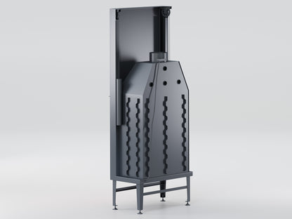 80X90 Cube Chamber Vertical Flat Elevator Fireplace 