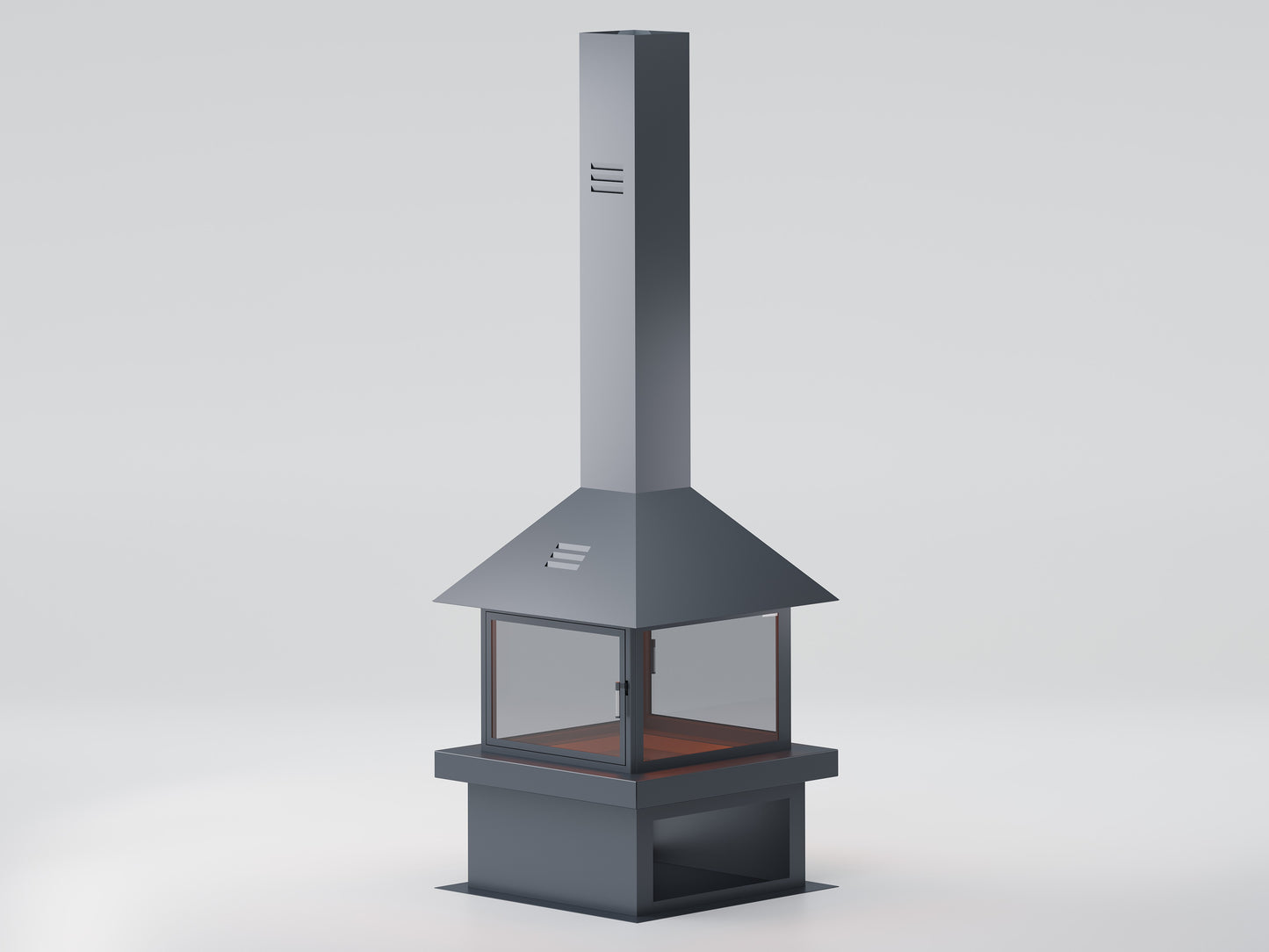 Square Model Medium Fireplace 100X100 