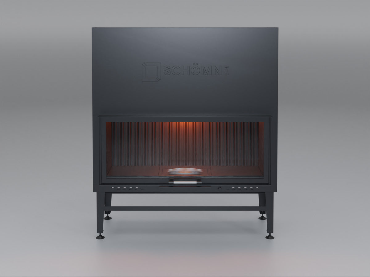 120 cm Flat Open Elevated Fireplace Chamber 