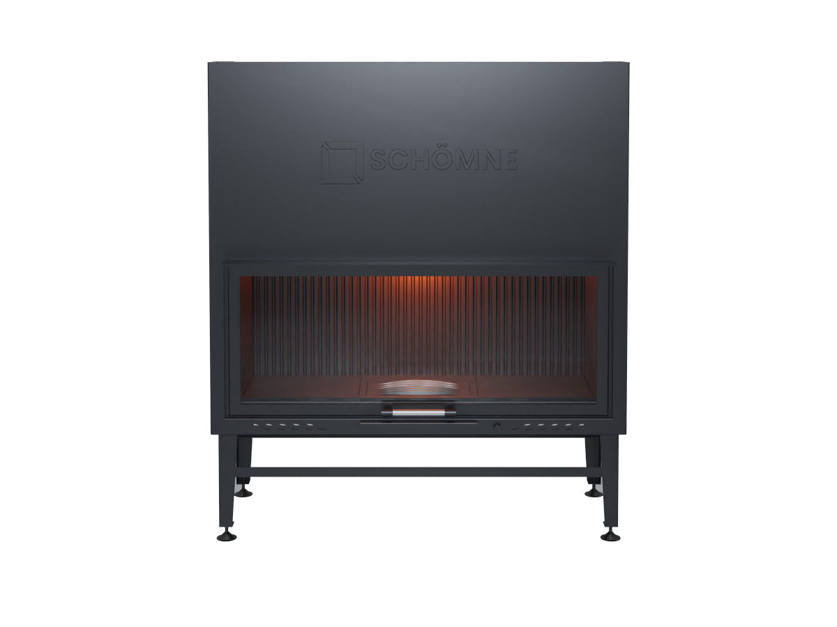 120 cm Flat Open Elevated Fireplace Chamber 