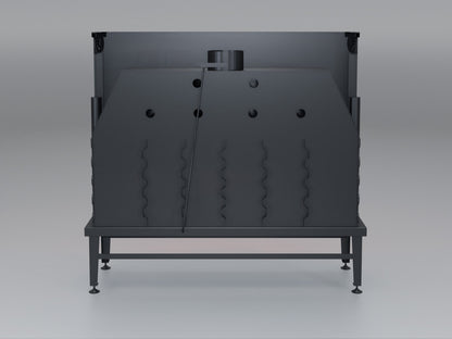 150 cm Flat Open Elevated Fireplace Chamber 