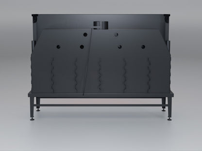 190 cm Flat Open Elevated Fireplace Chamber 