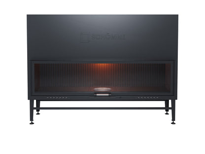 190 cm Flat Open Elevated Fireplace Chamber 